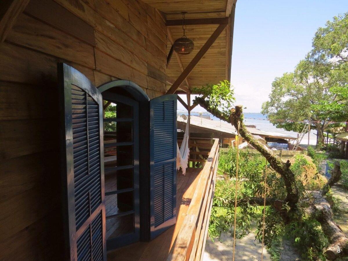 Casa Estilosa E Rustica Com Vista Para O Por Do Sol Da Ilha Do Mel! Εξωτερικό φωτογραφία