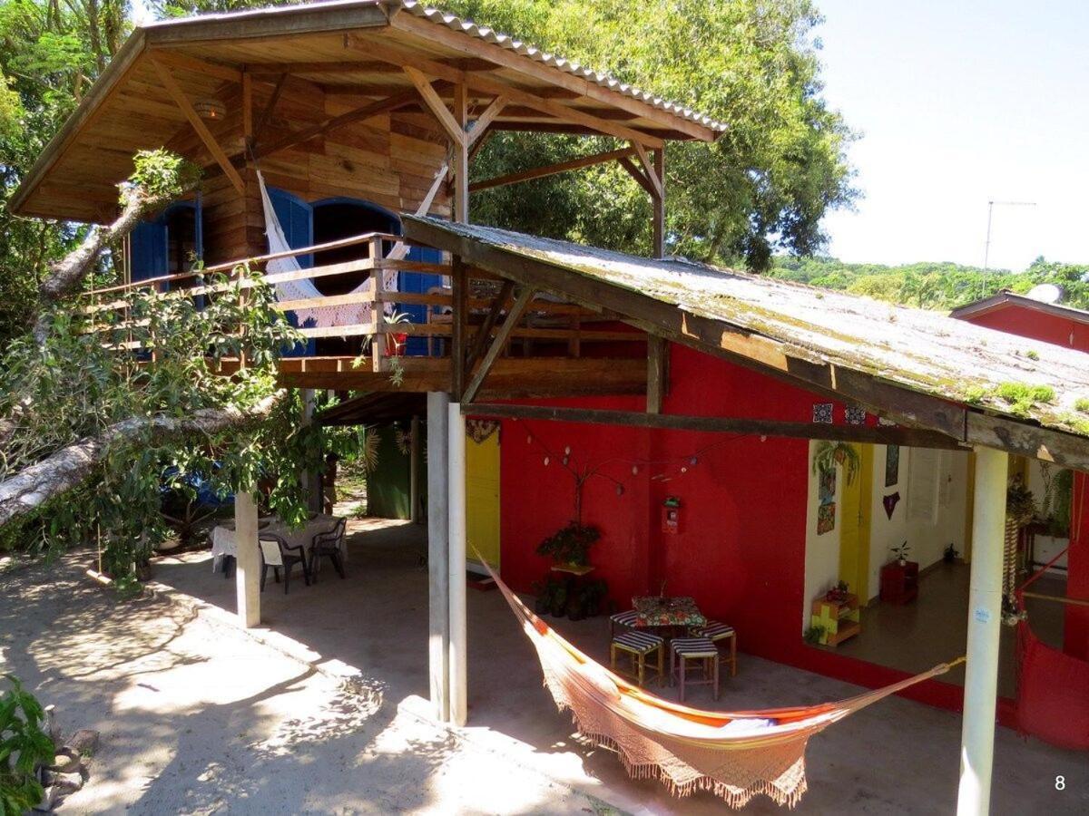 Casa Estilosa E Rustica Com Vista Para O Por Do Sol Da Ilha Do Mel! Εξωτερικό φωτογραφία