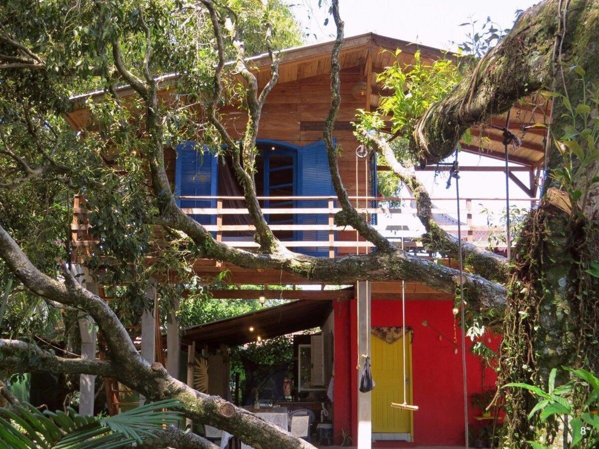 Casa Estilosa E Rustica Com Vista Para O Por Do Sol Da Ilha Do Mel! Εξωτερικό φωτογραφία
