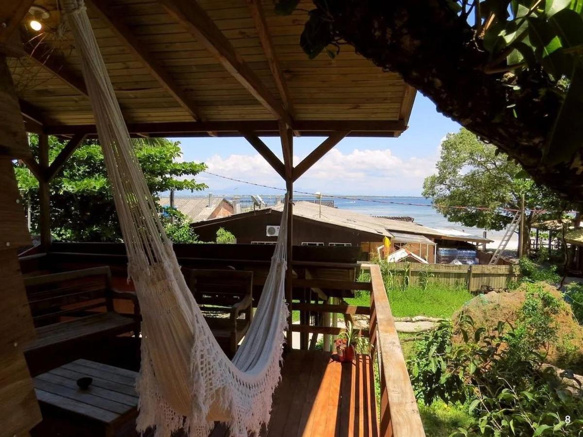 Casa Estilosa E Rustica Com Vista Para O Por Do Sol Da Ilha Do Mel! Εξωτερικό φωτογραφία